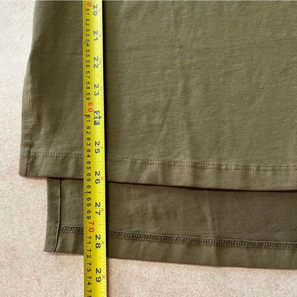 NWT Universal Standard Tesino Military Olive Jersey Loose Oversized Dress - Picture 9 of 11